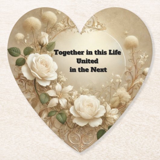 一緒に愛の芸術 ペーパーコースター (正面)