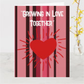 一緒に愛を育むこと カード (黄色い花)