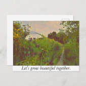 一緒に成長したレッツ ポストカード (正面/裏面)