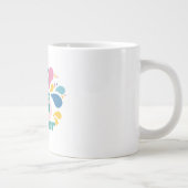 一緒に成長しよう ジャンボコーヒーマグカップ (右)