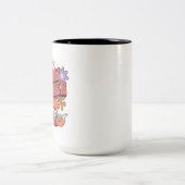 一緒に成長しよう ツートーンマグカップ (中央)