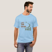 一緒に成長しよう» Progress Star & Progressバー Tシャツ (正面フル)