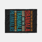 一緒に我々はドラマラとトラウマのRetを終わらせることができる フリースブランケット (正面(横))