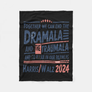 一緒に我々はドラマラとトラウマを終わらせることができ フリースブランケット