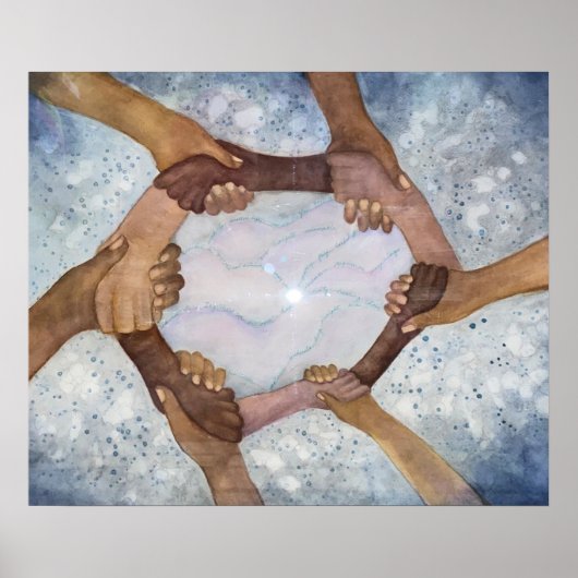 一緒に我々は一つのプリント ポスター (正面)