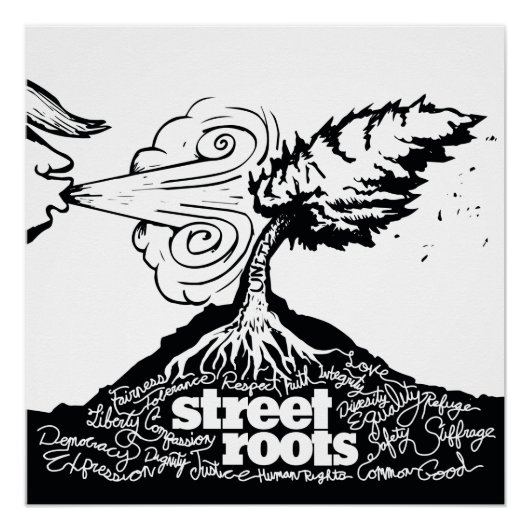 一緒に我々は嵐を天気にする – 光沢のある紙 ポスター (正面)