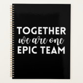 一緒に我々は1つの壮大なチームである プランナー手帳 (正面)