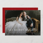 一緒に新メリーしい休日のフォトカード シーズンカード (正面/裏面)