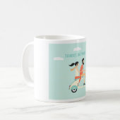 一緒に旅行 コーヒーマグカップ (正面左)