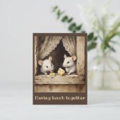 「一緒に昼食を」 ポストカード (スタンド正面)