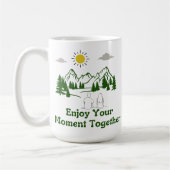 一緒に時間を過ごす コーヒーマグカップ (左)