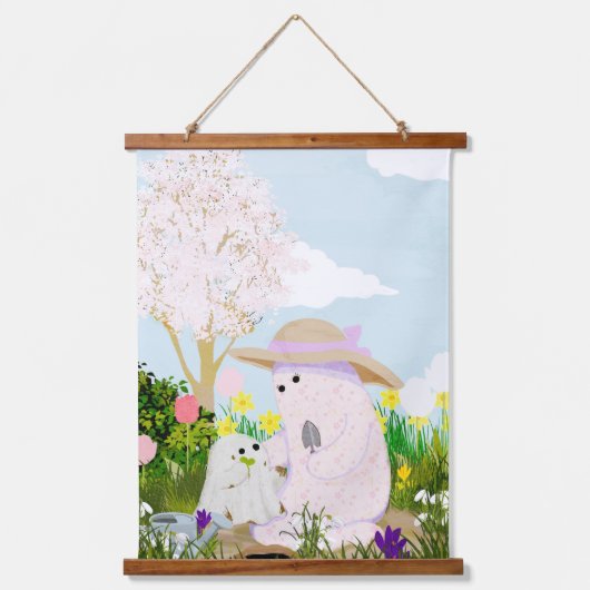 一緒に時間 吊り下げ型タペストリー (正面)