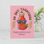 一緒に暑すぎるホットソース 誕生日記念日 シーズンカード (スタンド正面)