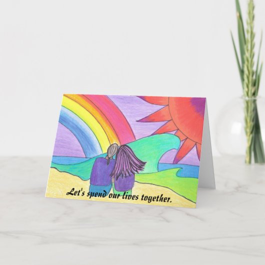 一緒に暮らして下さい カード (正面)