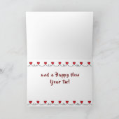 「一緒に暮らすのは何より良い」 **記念日** カード (内部)