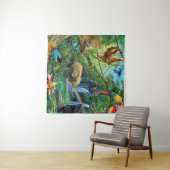 一緒に暮らす動物の装飾用クッション タペストリー (インサイチュ(横))