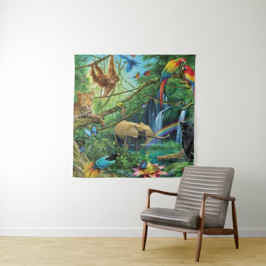 一緒に暮らす動物の装飾用クッション タペストリー (インサイチュ)