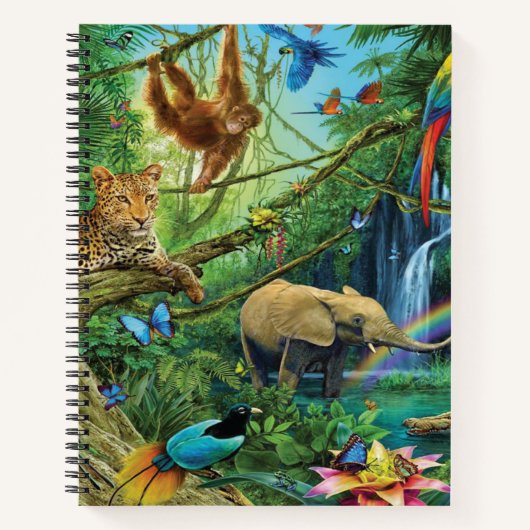 一緒に暮らす動物の装飾用クッション ノートブック (正面)