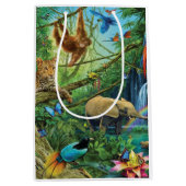 一緒に暮らす動物の装飾用クッション ミディアムペーパーバッグ (正面)