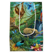 一緒に暮らす動物の装飾用クッション ミディアムペーパーバッグ (裏面)