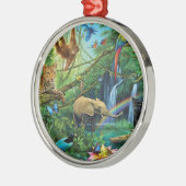 一緒に暮らす動物の装飾用クッション メタルオーナメント (左)