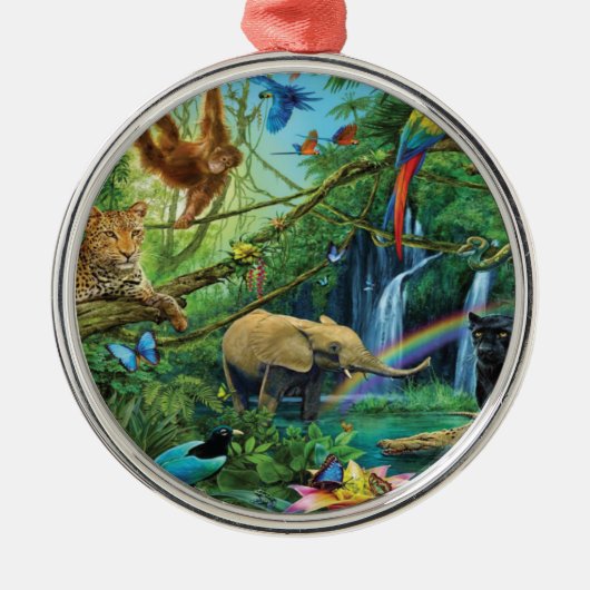 一緒に暮らす動物の装飾用クッション メタルオーナメント (正面)