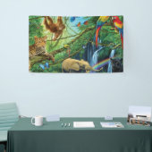 一緒に暮らす動物の装飾用クッション 横断幕 (トレードショー)