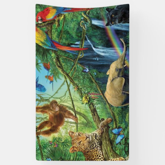 一緒に暮らす動物の装飾用クッション 横断幕 (縦)