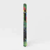 一緒に暮らす動物の装飾用クッション iPhoneケース (左側)