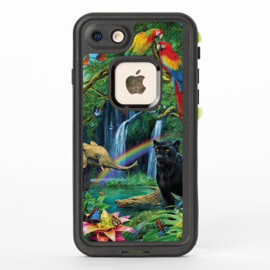 一緒に暮らす動物の装飾用クッション LifeProof iPhoneケース (裏面)