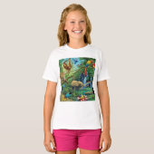 一緒に暮らす動物の装飾用クッション Tシャツ (正面フル)