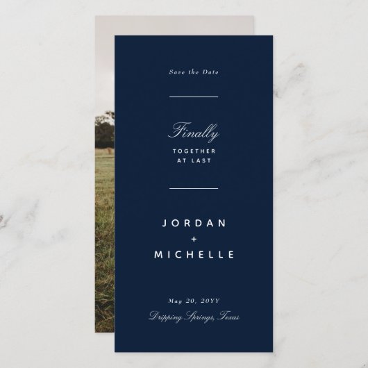 一緒に最終的に日付を保存 セーブザデート (正面/裏面)