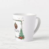 一緒に木を探していつるる カフェラテマグ (右アングル)