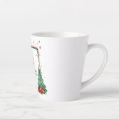 一緒に木を探していつるる カフェラテマグ (右)