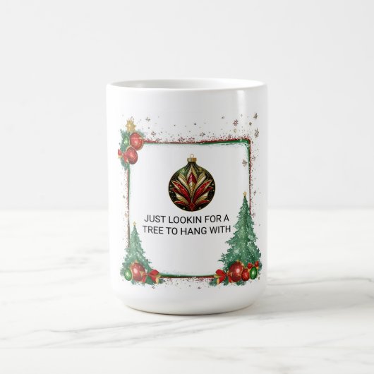 一緒に木を探していつるる コーヒーマグカップ (中央)