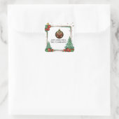 一緒に木を探していつるる スクエアシール (バッグ)