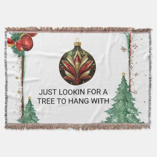 一緒に木を探していつるる スローブランケット (正面)