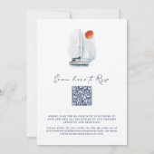 一緒に未来に向航海のかって結婚 招待状 (裏面)