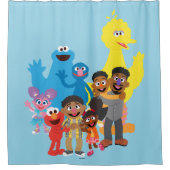 一緒に来す シャワーカーテン (正面)