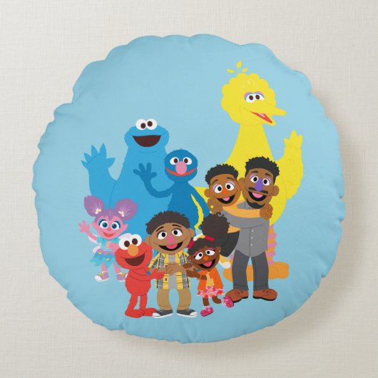 一緒に来す ラウンドクッション (正面)