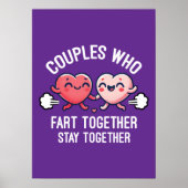 一緒に楽しむカップルが一緒に滞在おもしろい- ポスター (正面)