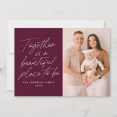 一緒に楽しめる美しいメロの写真 シーズンカード (正面)