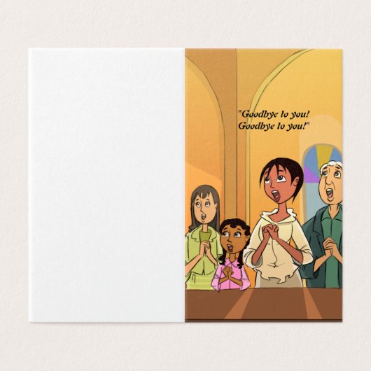 一緒に歌うさよならカスタマイズのカード (外部フラット)