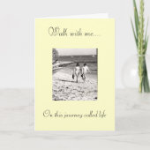 一緒に歩いて…..この旅で… カード (正面)
