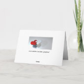 "一緒に永久に"ハートのパズルのバレンタインを愛して下さい シーズンカード (裏面)