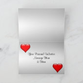 "一緒に永久に"ハートのパズルのバレンタインを愛して下さい シーズンカード (内部)