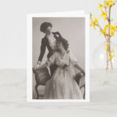 一緒に永遠にグリーティングカードレズビアンカップル カード (黄色い花)