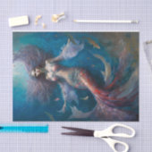 一緒に泳ぐ 薄葉紙 (クラフト)