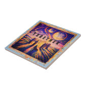 一緒に火の神秘的な タイル (側面)