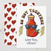 一緒に熱い恋 ハッカカード 情熱的な愛 シーズンカード (正面/裏面)